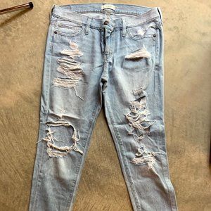 Abercrombie Mid Rise Boyfriend Jeans